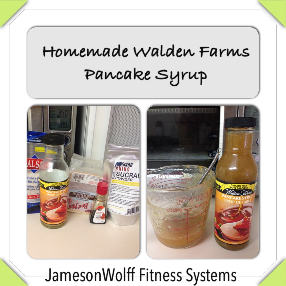 Homemade Walden Farms Pancake Syrup